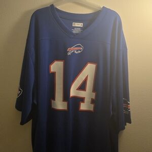 Buffalo Bills NFL Blue and White Men's Jersey